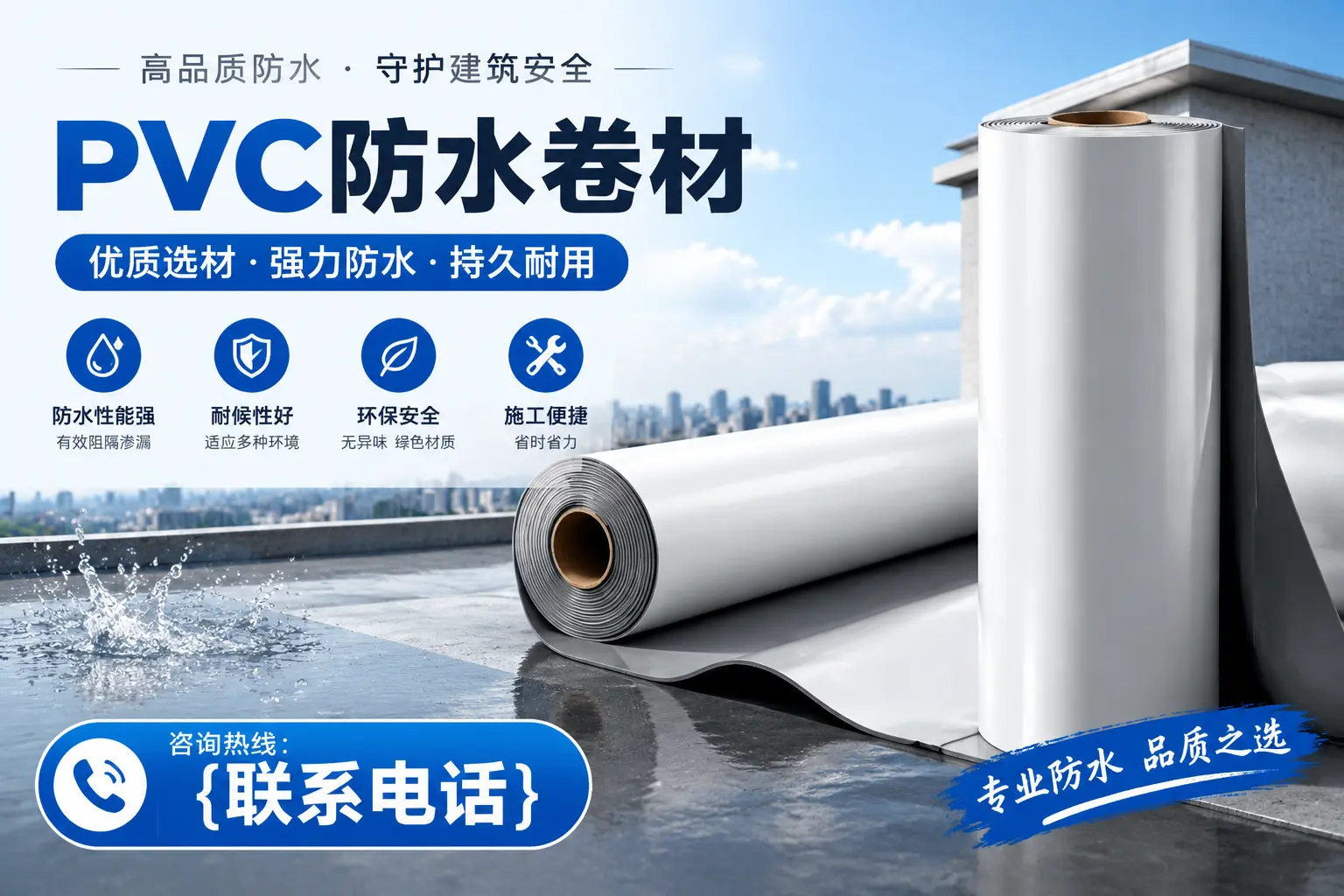 PVC防水卷材的选购技巧与注意事项，助您在安康找到合适产品