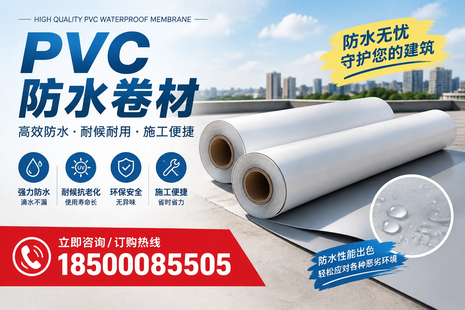 如何正确储存PVC防水卷材？安康用户的实用建议