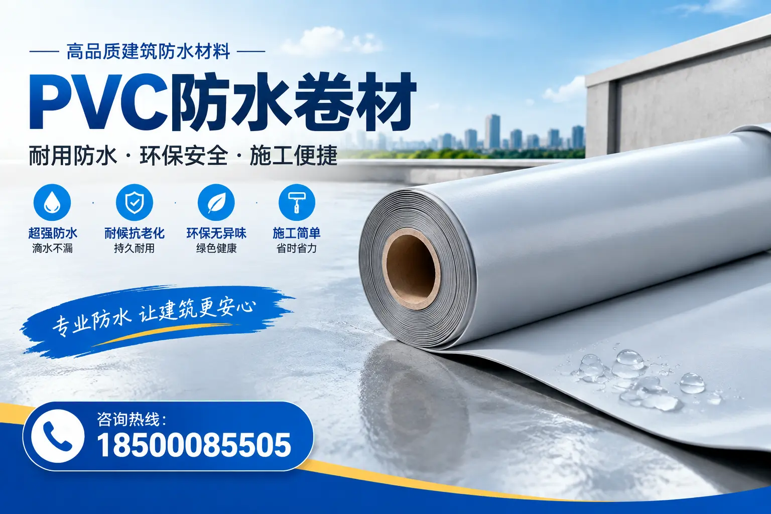PVC防水卷材选型对比：如何做出明智选择？安康指南