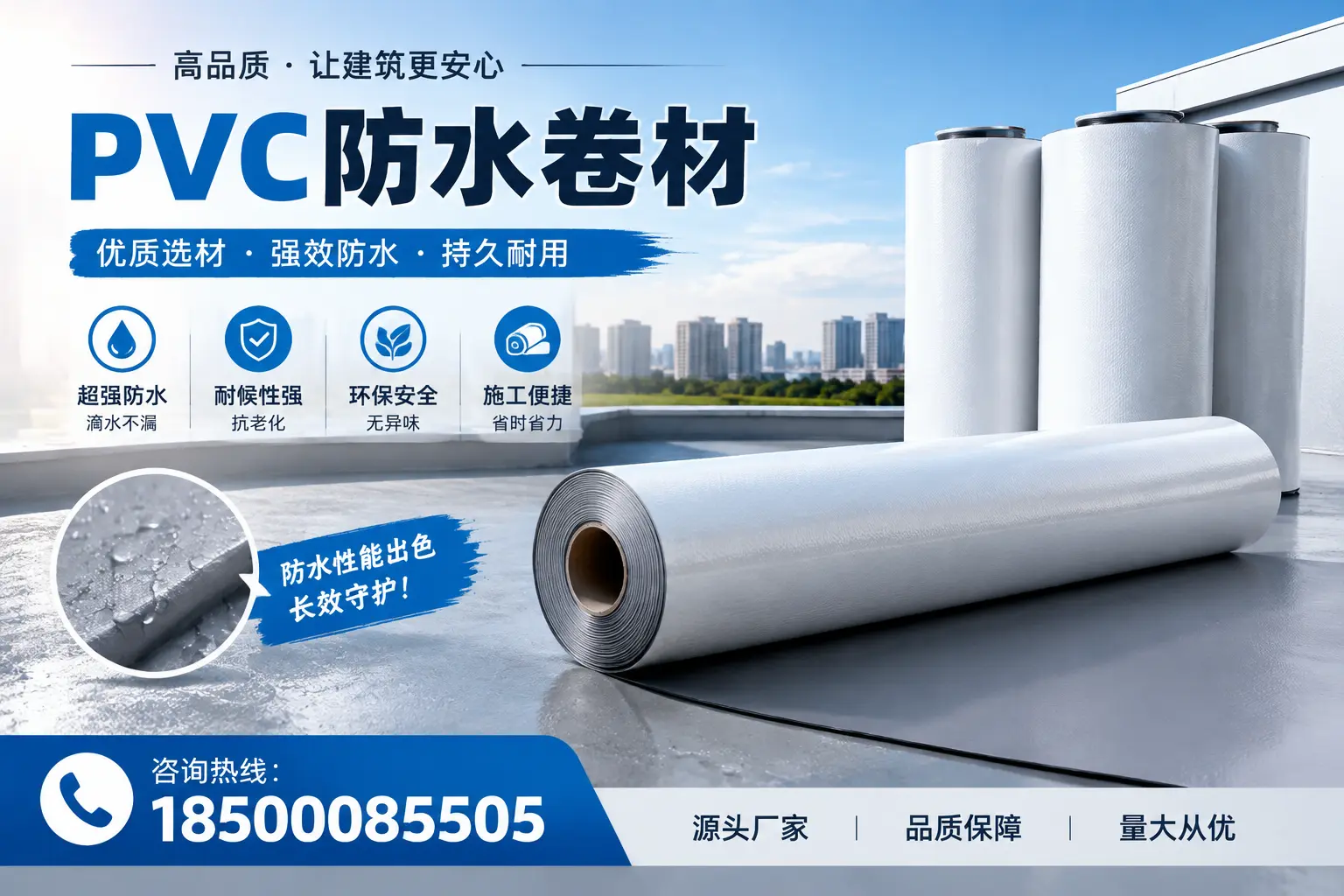 PVC防水卷材施工过程详解，确保在安康顺利完成项目